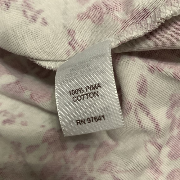 J Jill Floral Pima Cotton top - Picture 7 of 8